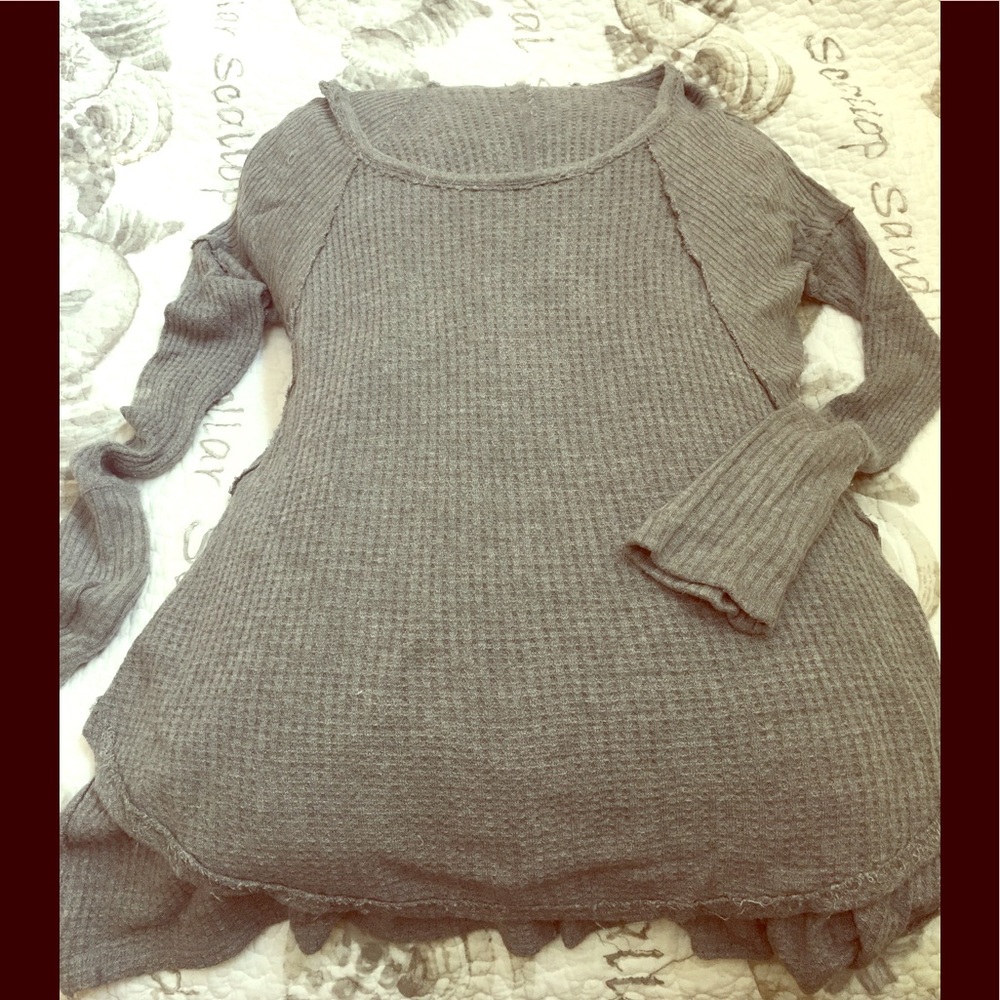 Free People thermal knit tunic